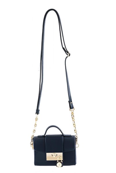 EXPLOSION Kilit Aksesuarlı El Omuz Çapraz Kullanımlı Mini Çanta