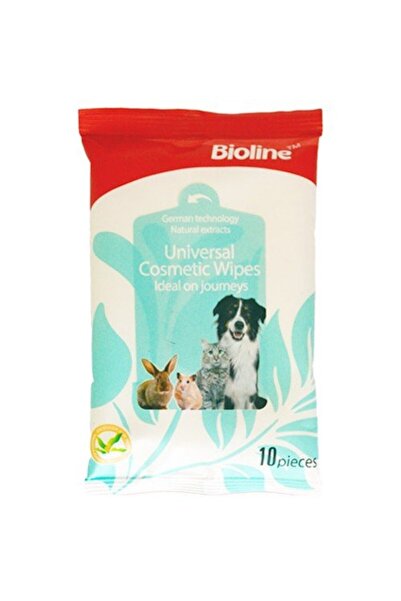 Bioline Kedi ve Köpek Islak Temizlik Mendili 10 Ad Skt:11/2025