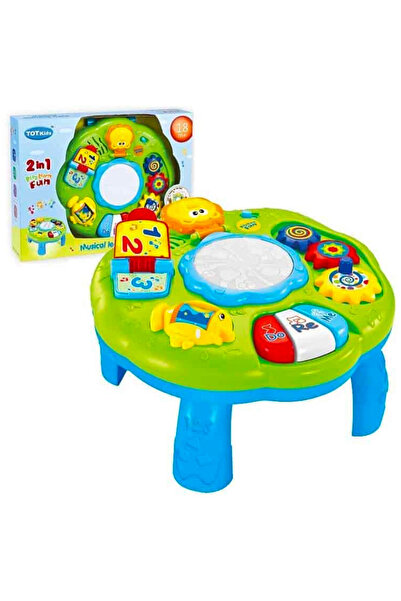 Krista Masă de activități educaționale verde 2 în 1