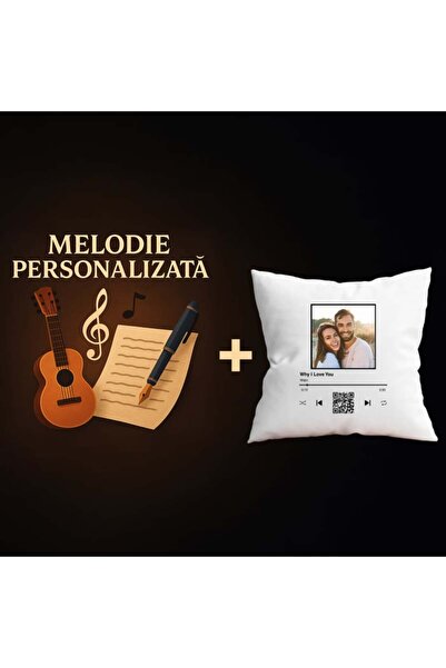 specialgift Pachet Promoțional - Melodie Personalizată + Pernă Personalizată ...