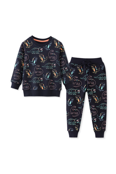 Kidohug Compleu baieti din bumbac, trening confortabil, 1-4 ani