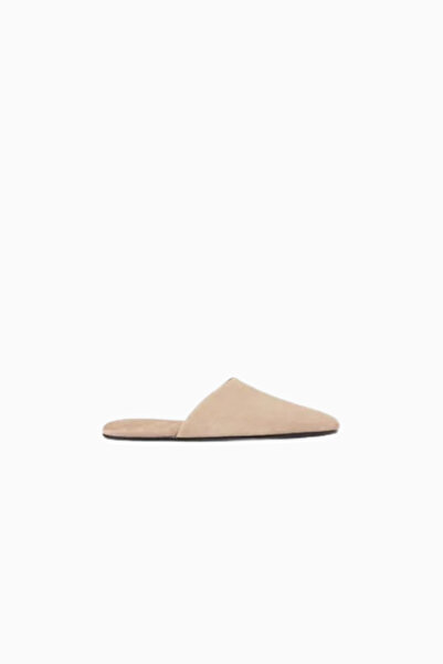 Black Suede Studio Shiloh Suede Round Toe Comfortable Slip-On Closed Mule Sli...