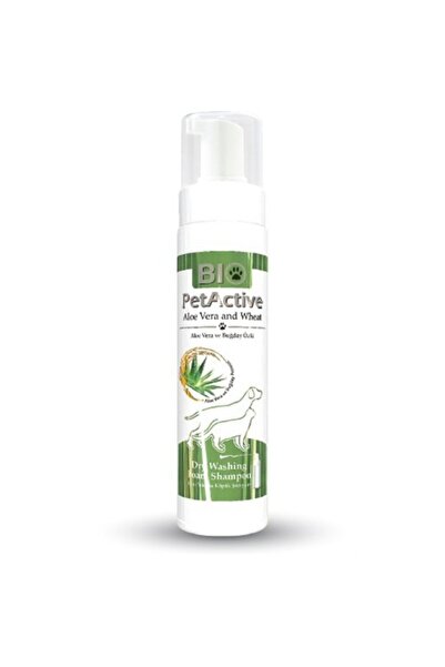 Active Pet Active Doğal Bal ve Buğday Özlü Kuru Yıkama Köpük Şampuanı 200 Ml
