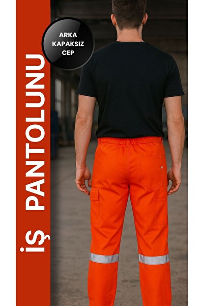 Selçuklu Plus 16/12 Gabardine Summer Worker's Pants Single Reflector Workwear Trousers