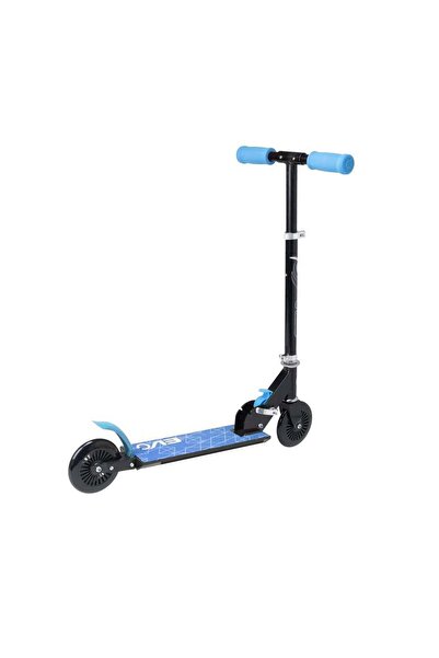 hak-iş oyuncak Evo Mavi Çocuk Scooter – Katlanabilir, Hafif ve Dayanıklı (5+ Yaş)