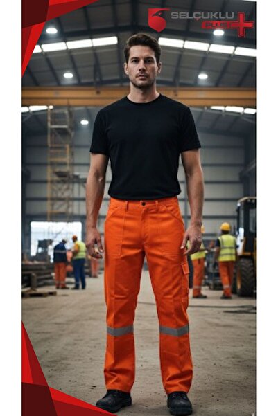 Selçuklu Plus 16/12 Gabardine Summer Worker's Pants Single Reflector Workwear Trousers