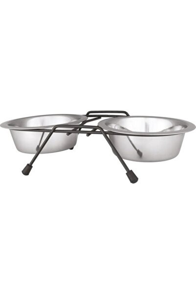 Ayaklı Ikili Kedi Ve Köpek Mama Kabı 2qt 21 cm 1.90 litre