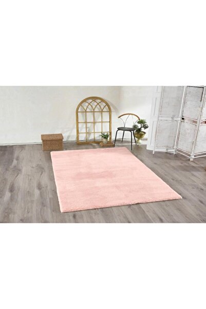 Jassrug Tavşan Tüyü Kürk Halı 80x120 Pudra
