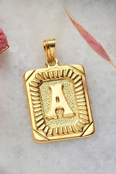 KILIÇOĞLU A Harfi Plaka 14 Ayar Altın Kolye Ucu