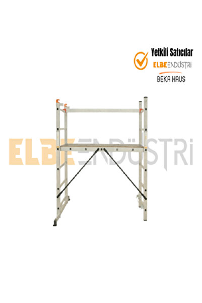 ELBE Çok Amaçlı Sürgülü Alüminyum Portatif Mini Geniş İskele