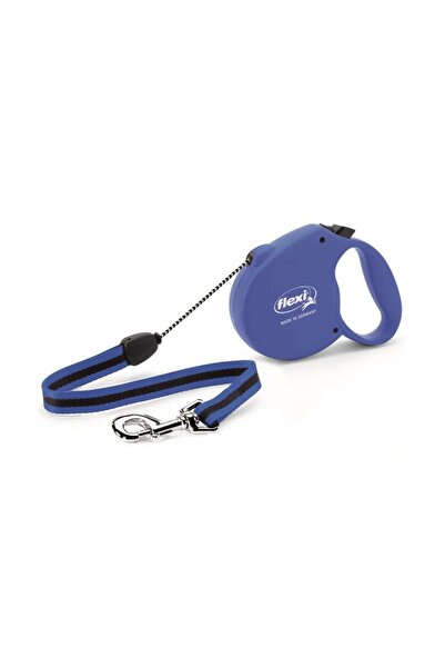 Flexi Standard Automatic Rope Dog Walking Strap 5m [S] (Blue)