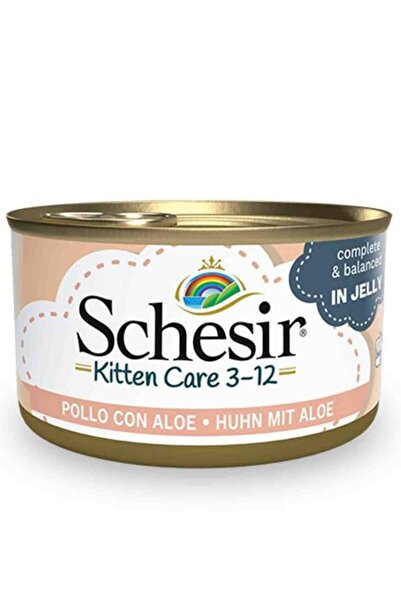 Schesir طعام شيزر كيتن الرطب معلب بالدجاج مع الصبار 85 جرام
