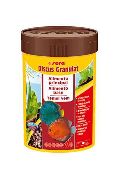 SERA Discus Granulat 100 ml. 45 gr Skt : 05/2028 Orjinal kutusunda