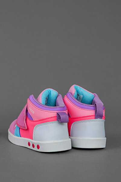 Vicco Ufo Model Işıklı Kız Bebe ve Çocuk Spor Ayakkabı Pembe Bot