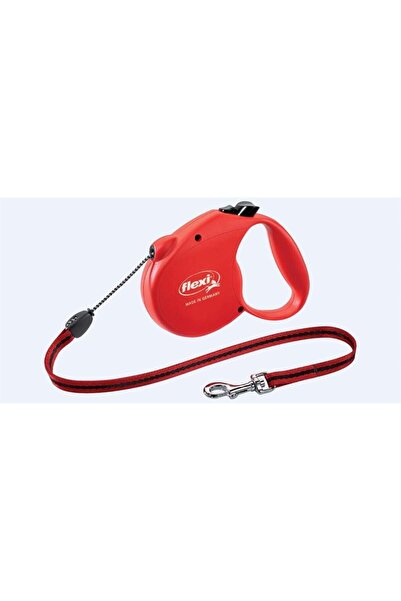 Flexi Standard Automatic Rope Dog Walking Strap 5m [L] (Red)