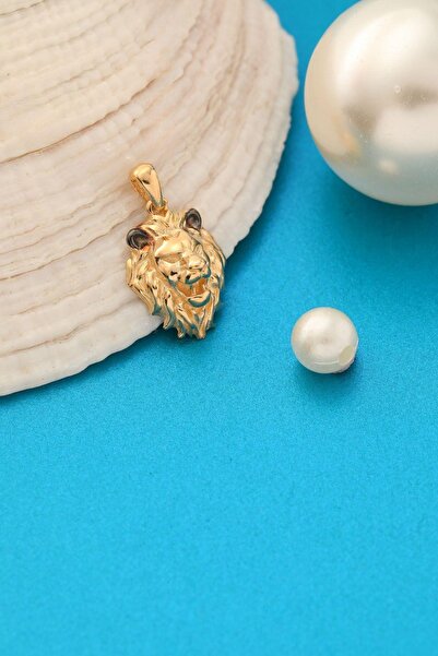 KILIÇOĞLU Aslan Figürlü Altın Kolye 14 Ayar Ucu ANMN670