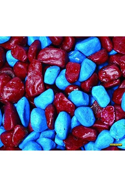 Vitasand REF-183 Bordo Mavi Fanus Çakılı 350 gr