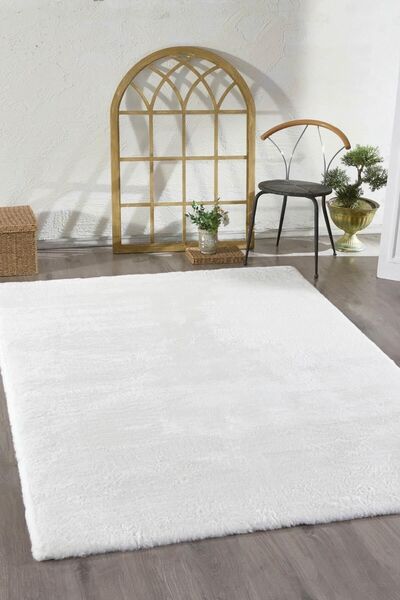 Jassrug Tüy Kürk Halı 80x120 Optik