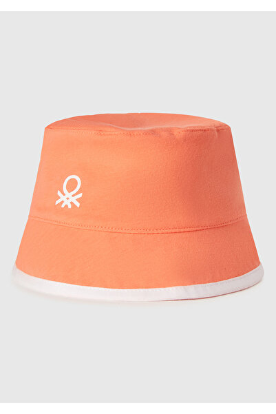 United Colors of Benetton Pălărie tip găleată cu două fețe pentru băiat cu mo...