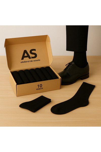 AtelierulDeSosete Cutia de Șosete Din Bumbac, 10 perechi pentru Bărbați „Mode...