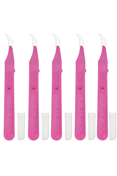 Choice 5pcs 1/3/5Pcs Sewing Seam Rippers Pink Plastic Handle Seam Stitch Ripp...