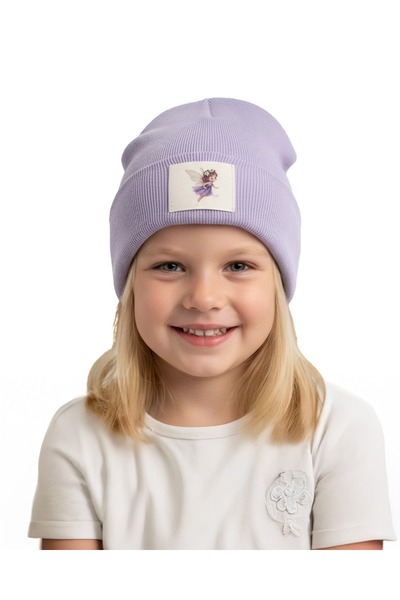 anna sofie Unisex Lilac (1-5 YEARS) Ribbed 100% Cotton Camisole Beret (LASNMAN PRICE)