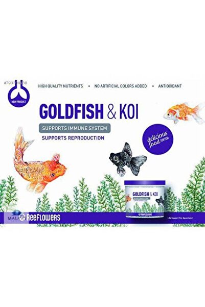 ReeFlowers Goldfish & Koi Pellet 2,5 mm 15 gr Skt:01/2028