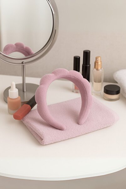 YOYOSO Bulut Saç Bantı ve Bilek Bantı Seti Mor