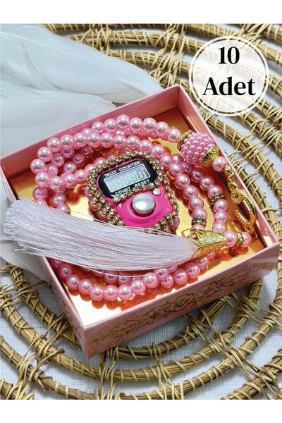 Deniz Elmasları Set de zikirmatik și mărgele de rugăciune din piatră cadou în...