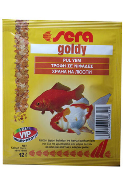 Genel Markalar Goldy Nature 12 gr. Japon Balığı Yemi Orjinal Kutusunda Zarf S...