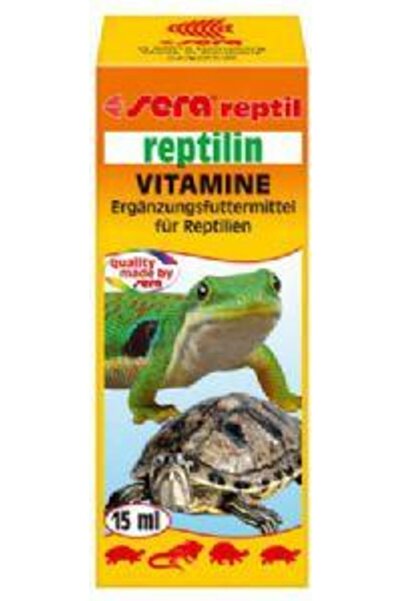 SERA Reptilin 15 ml 2810 Skt: 10/2027 Kaplumbağa için Vitamin