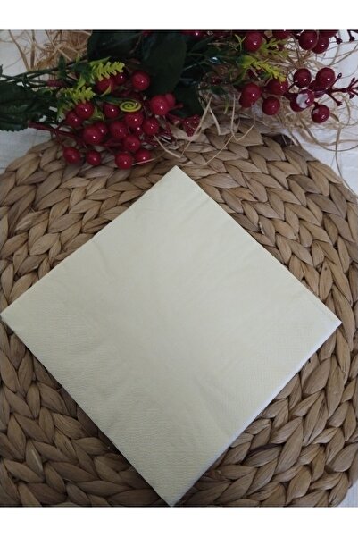 Deniz Party Store مناديل ورقية كريمية 20 قطعة