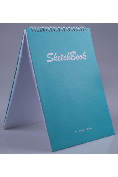 Pagos Yayınları A4 Hardcover Sketchbook 200 Gr. 30 Sheets (60 Pages) 21 X 29.7cm Sketchbook