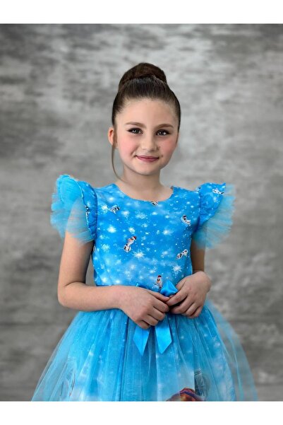 BİLGEN Style SET DE ROCHIE DE SEARĂ PENTRU FETE, TUL, FLUFFY ELSA, SET DE ROCHIE DE SEARĂ PENTRU PETRECERE-ANIVERSARE