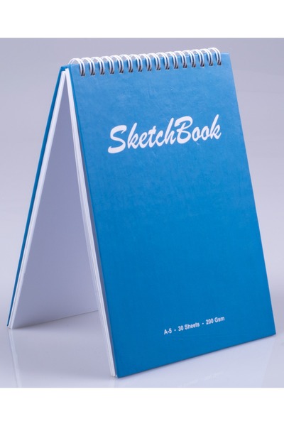 Pagos Yayınları A5 Hard Cover Sketchbook 200 Gr. 30 Sheets (60 Pages) 14.8 X 21 cm Sketchbook
