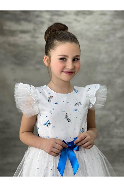 BİLGEN Style SET DE ROCHIE DE SEARĂ PENTRU FETE, TUL, FLUFFY ELSA, SET DE ROCHIE DE SEARĂ PENTRU PETRECERE-ANIVERSARE