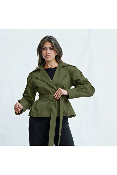 Butik Kruvaze Kapama Trençkot