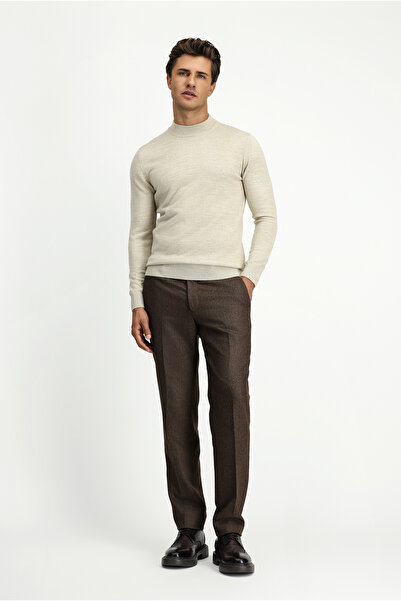 Kiğılı Half Turtleneck Regular Fit Woolen Knitwear Sweater