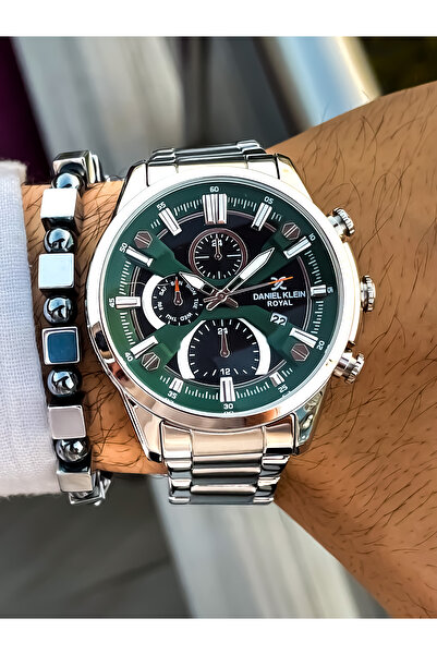 Daniel Klein Danıel Kleın Gümüş Renk Erkek Çelik Kol Saati Bileklik Hediyeli
