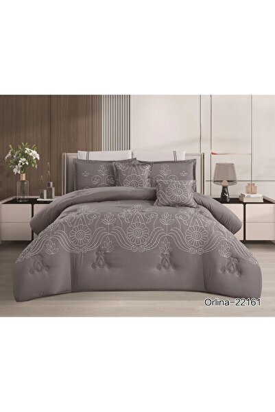 XI DUO طقم لحاف مفرش سرير نفرين فخم ملكي ليمنحك راحة والاناقة الى غرفتك من ال...