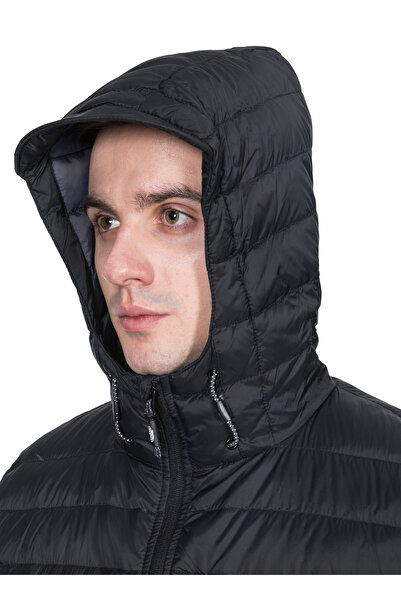 Trespass Siyah Kapüşonlu Mont MAJKDOM20001 Beden: L