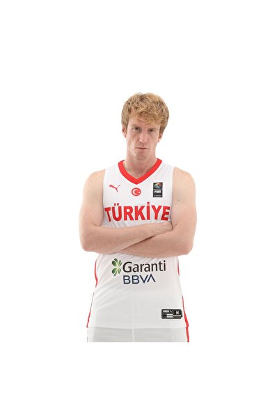 Puma 606606-01t &amp; Uuml;Rkiye Men's Basketball Men's Jersey White