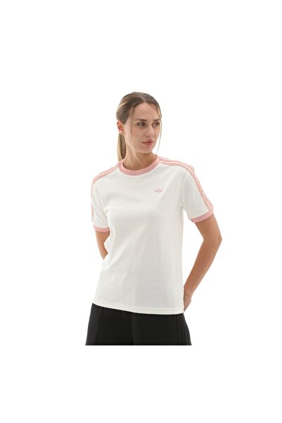 adidas Kc8821-K Ruffle 3S Tee Women's T-Shirt White