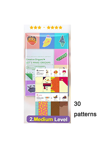 Choice مجموعة أوريجامي مكونة من 30 ورقة، 30/96 ورقة، دليل إرشادي لمشاريع فنية...
