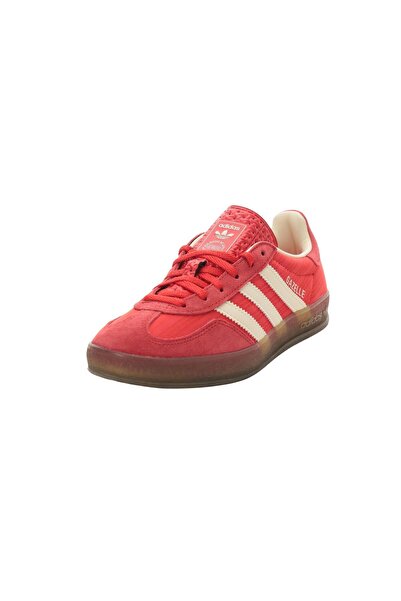 adidas JS1411-K Gazelle Indoor W Kadın Spor Ayakkabı Kırmızı