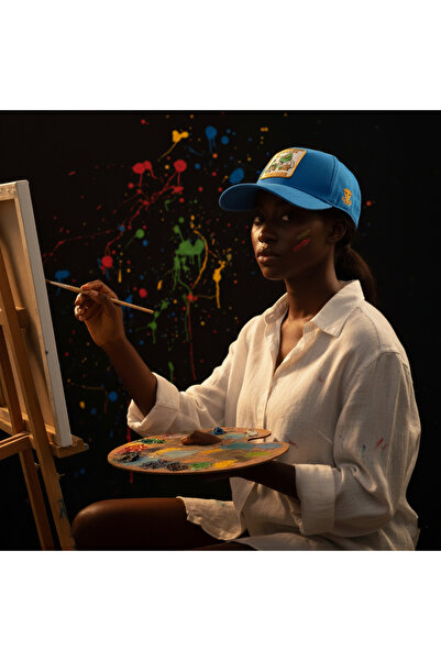 Vorel Özel Tasarım Nakışlı Unisex %100 pamuklu Şapka– Ayarlanabilir Kep