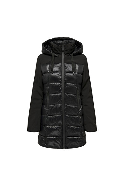 ONLY Siyah Kadın Kaban ONLSOPHIE MIX PUFFER CC OTW