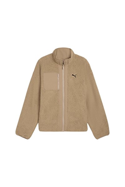 Puma 688371-55 Reversible Sherpa Jacket Erkek Ceket Kahve