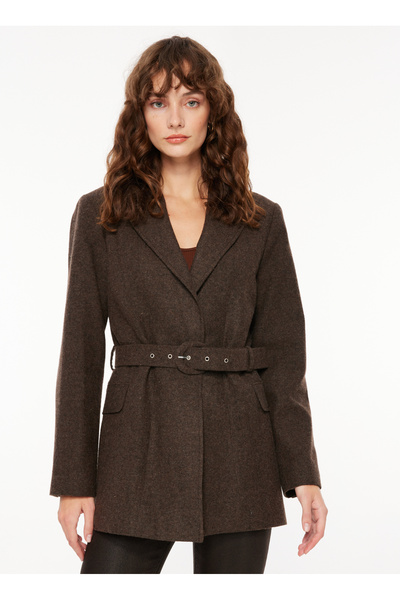 FABRIKA COMFORT Boyfriend Kahve Kadın Ceket FC3WL-CKT23