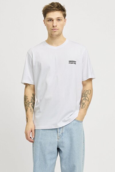 Jack & Jones JORVESTERBRO ΠΙΣΩ TEE SS CREW NECK P.ΛΕΥΚΟ